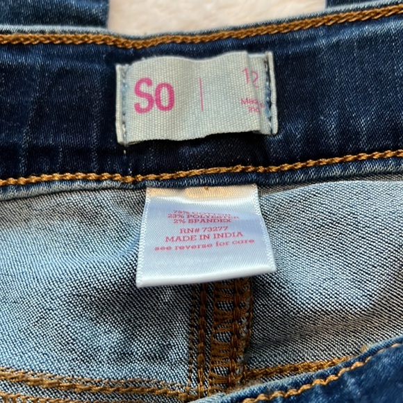 Girls Size 12 Stretch Denim Jeans - Picture 3 of 3